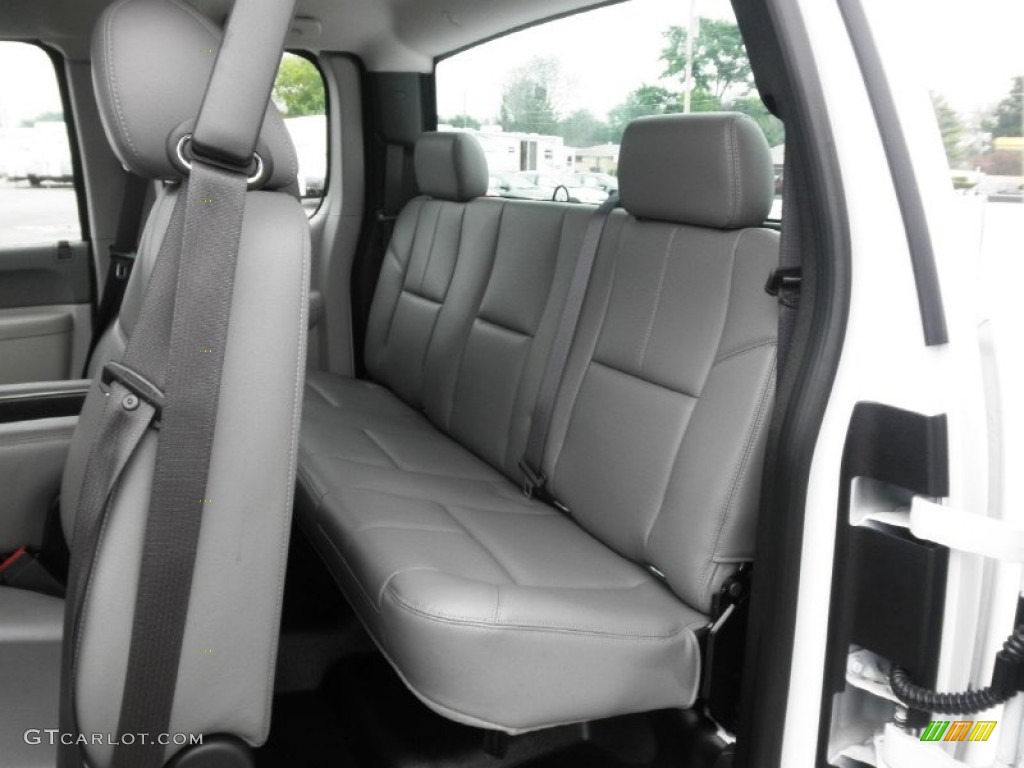 Dark Titanium Interior 2012 Chevrolet Silverado 3500HD WT Extended Cab 4x4 Photo #82031567