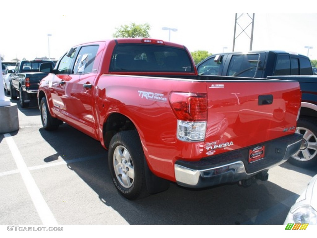 2011 Tundra TRD CrewMax 4x4 - Radiant Red / Graphite Gray photo #3