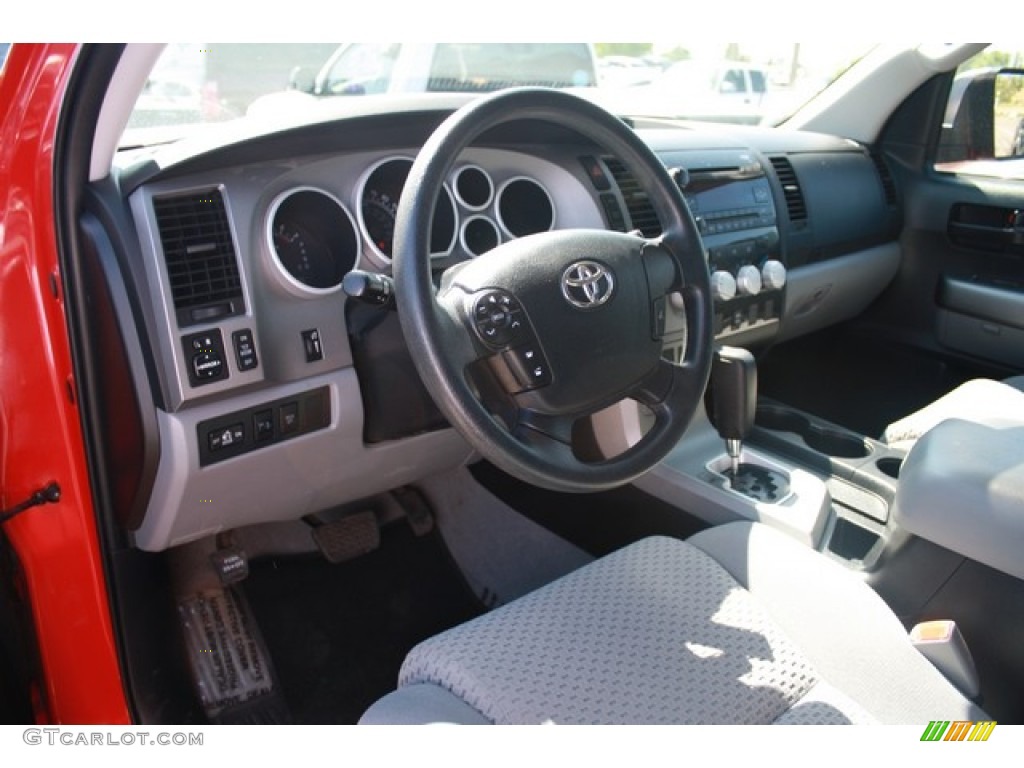 2011 Tundra TRD CrewMax 4x4 - Radiant Red / Graphite Gray photo #5