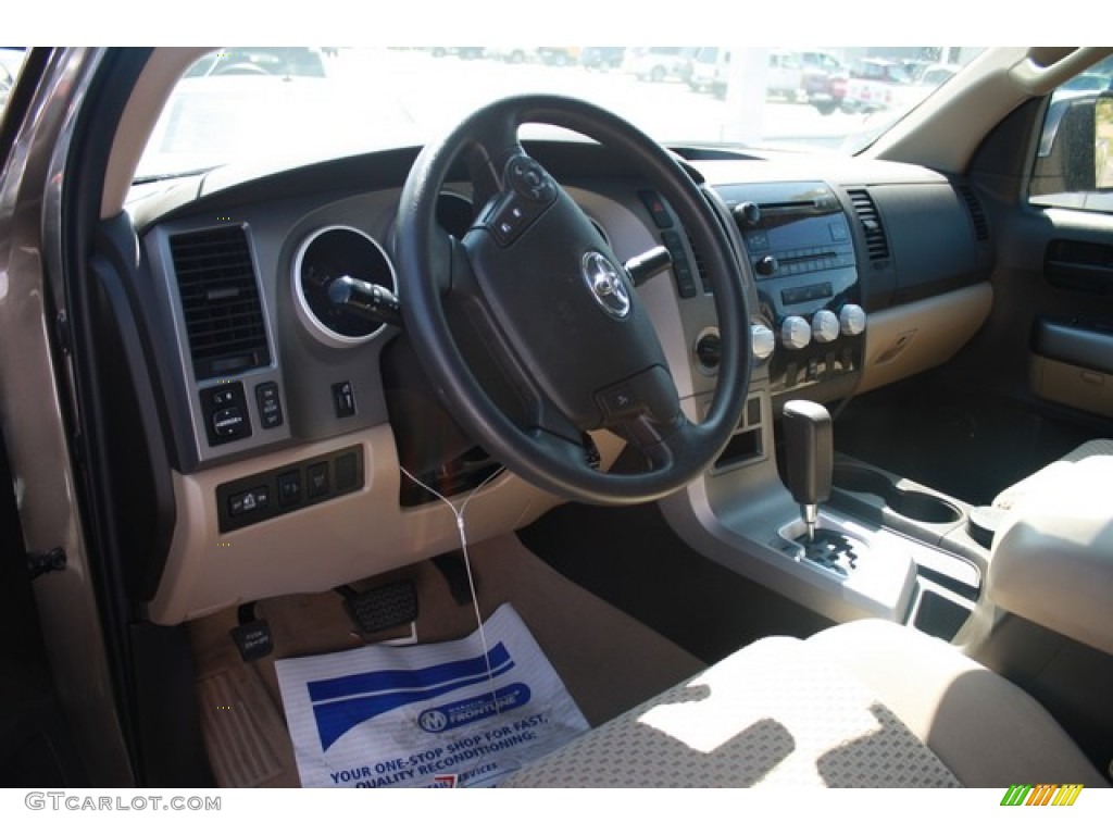 2010 Tundra TRD Double Cab 4x4 - Pyrite Brown Mica / Sand Beige photo #5