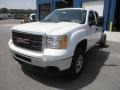 Summit White - Sierra 2500HD Extended Cab 4x4 Chassis Photo No. 3