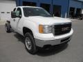 Summit White - Sierra 2500HD Extended Cab 4x4 Chassis Photo No. 2