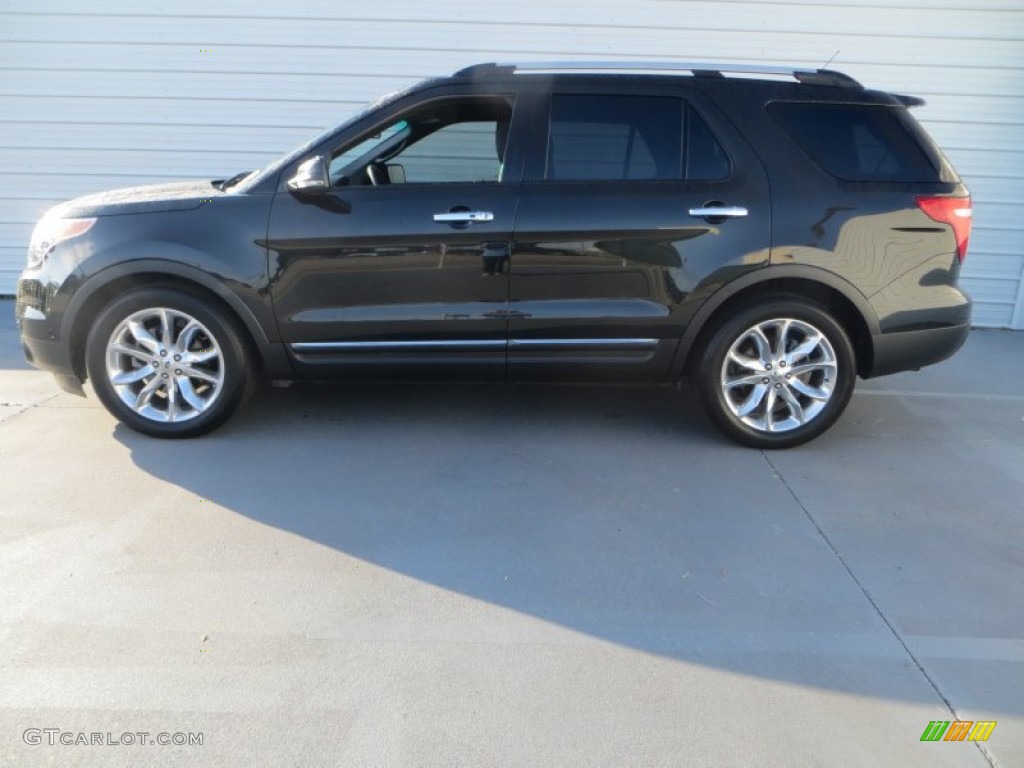 2011 Explorer Limited - Tuxedo Black Metallic / Charcoal Black photo #6