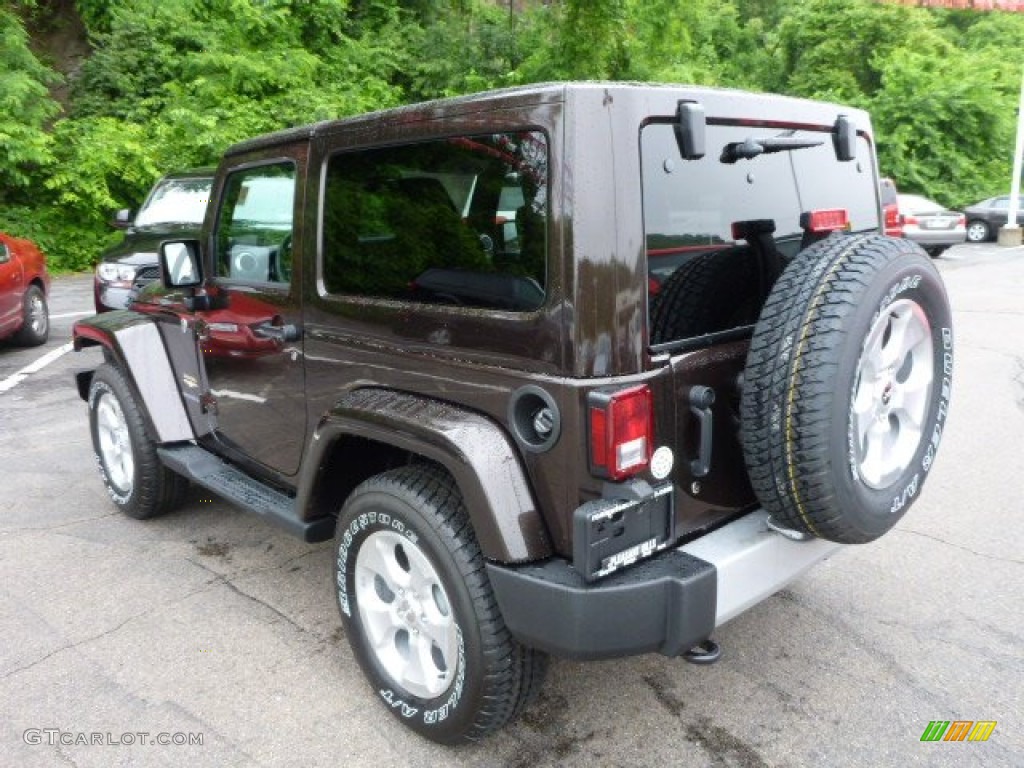 2013 Wrangler Sahara 4x4 - Rugged Brown / Black/Dark Saddle photo #3