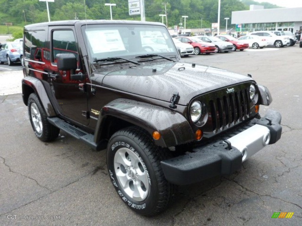 2013 Wrangler Sahara 4x4 - Rugged Brown / Black/Dark Saddle photo #9