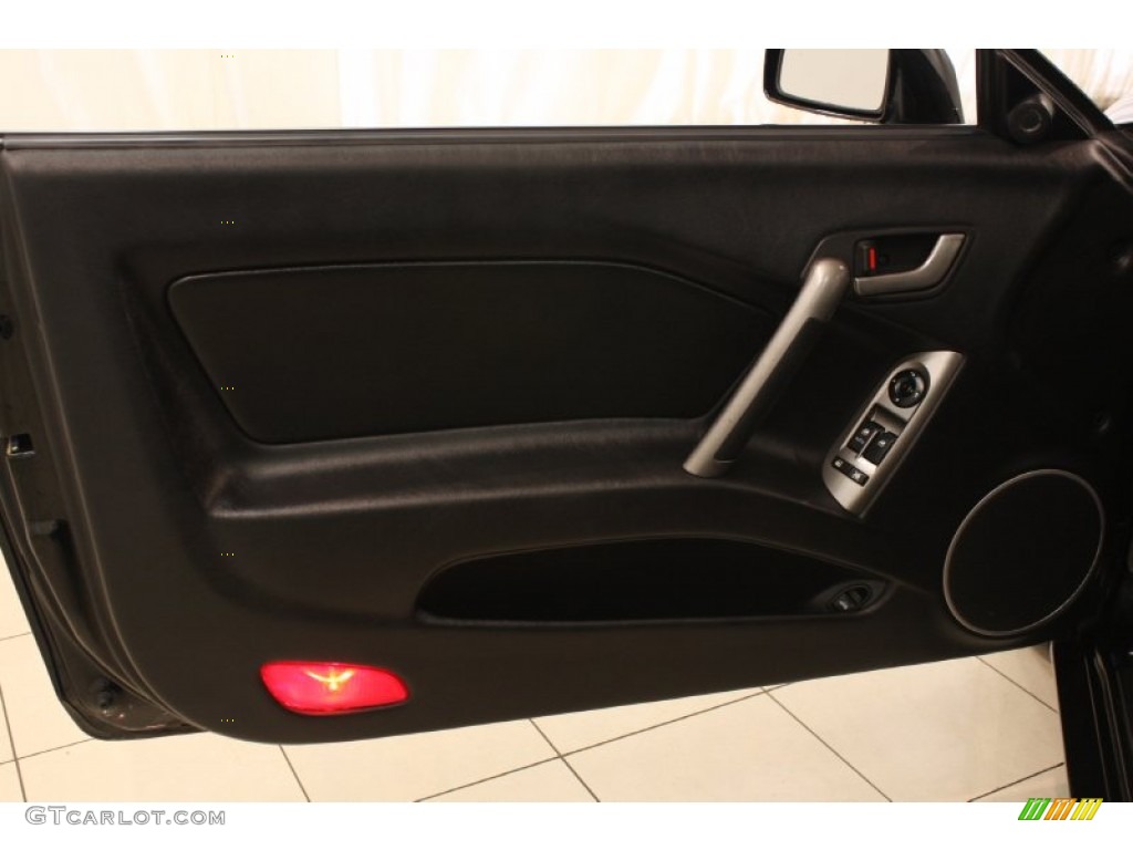 2008 Tiburon GT - Black Pearl / GT Black Leather/Black Sport Grip photo #4
