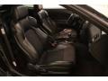 2008 Hyundai Tiburon GT Black Leather/Black Sport Grip Interior Front Seat Photo