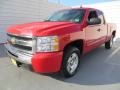 2010 Victory Red Chevrolet Silverado 1500 LT Extended Cab  photo #7