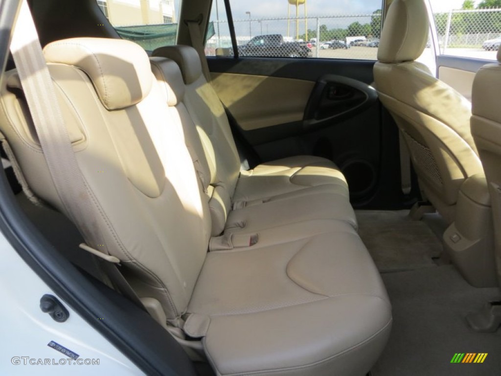 2010 RAV4 Limited - Blizzard White Pearl / Sand Beige photo #25