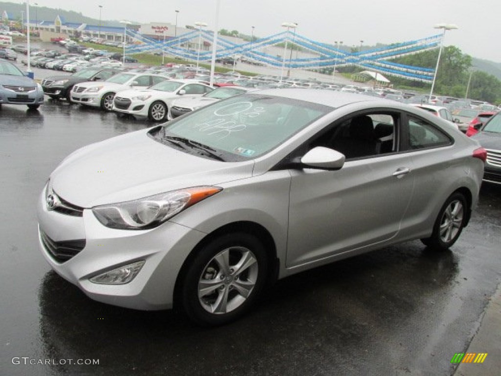 2013 Elantra Coupe GS - Silver / Black photo #3