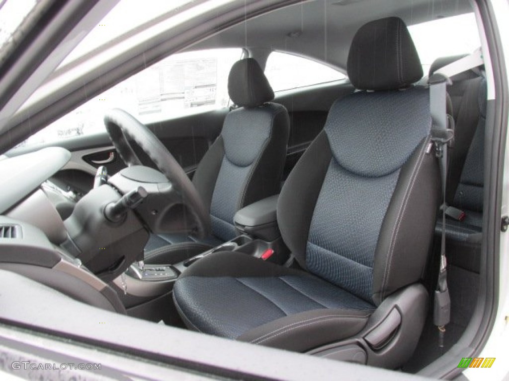 2013 Elantra Coupe GS - Silver / Black photo #6