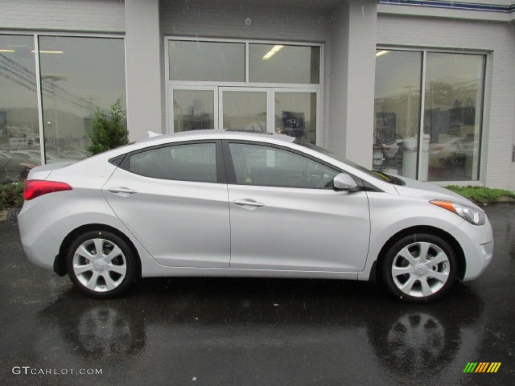 2013 Elantra Limited - Silver / Gray photo #2