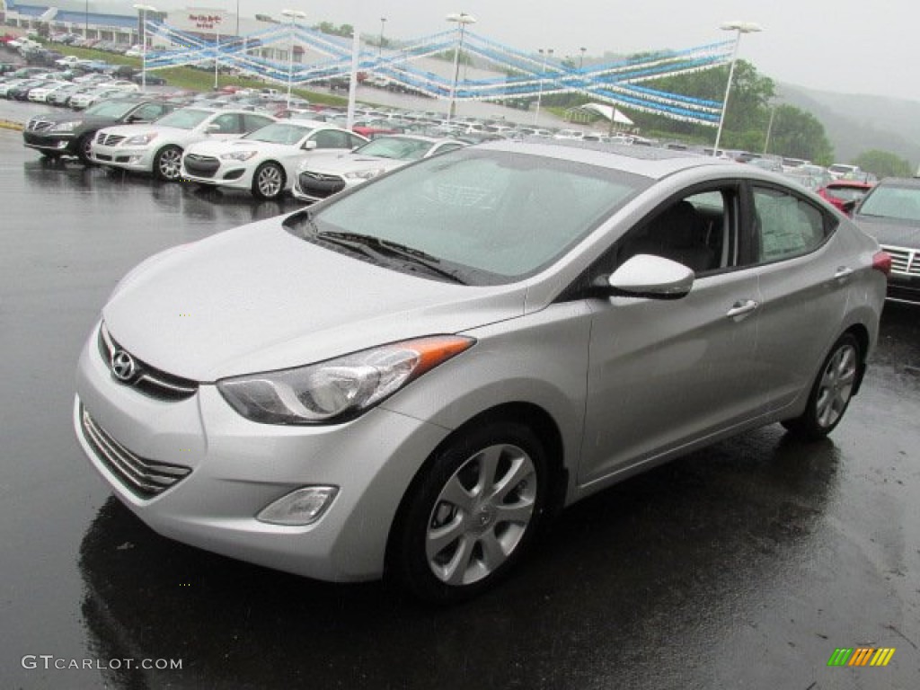 2013 Elantra Limited - Silver / Gray photo #3