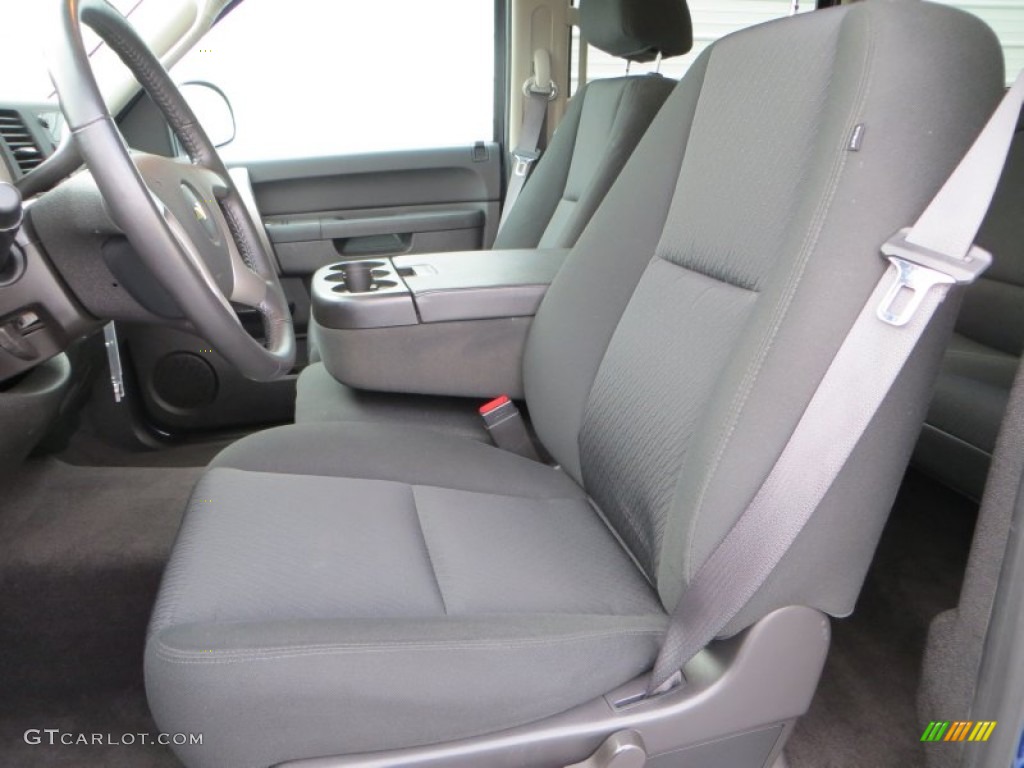 Ebony Interior 2013 Chevrolet Silverado 1500 LT Crew Cab Photo #82035935