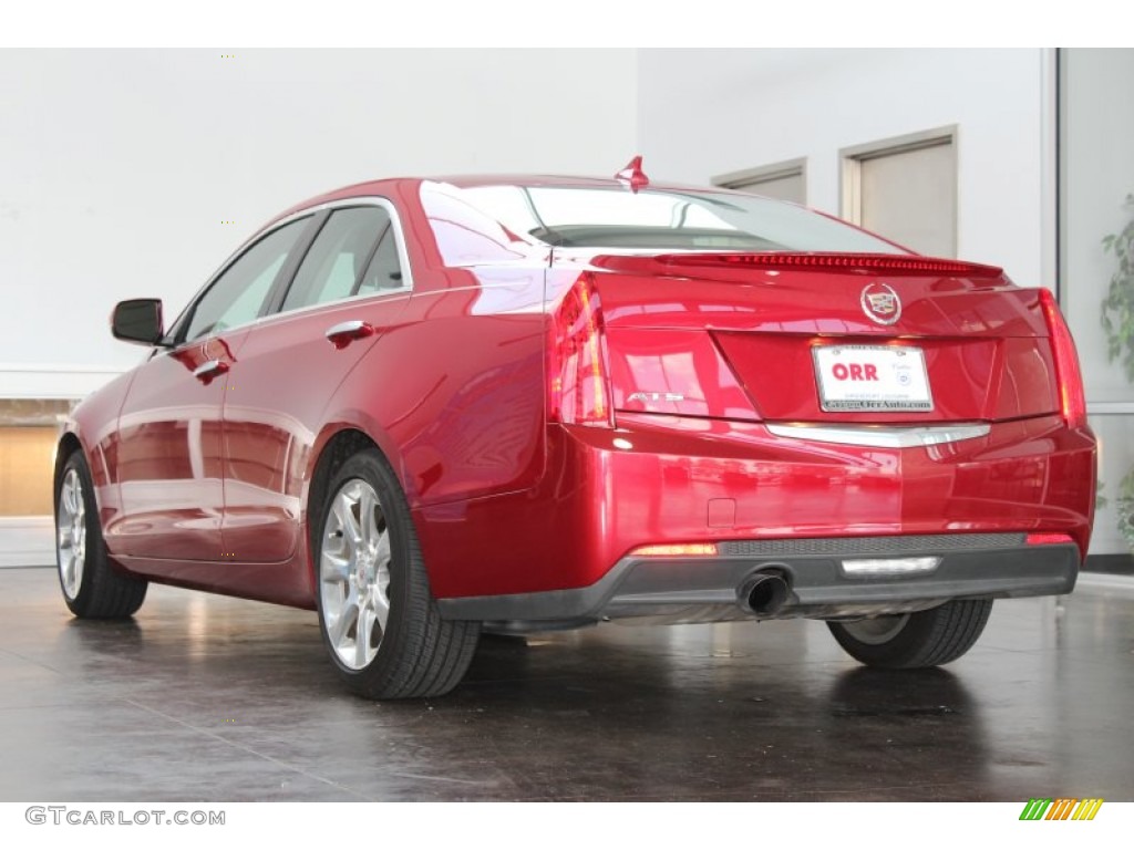 2013 ATS 2.5L - Crystal Red Tintcoat / Jet Black/Jet Black Accents photo #5