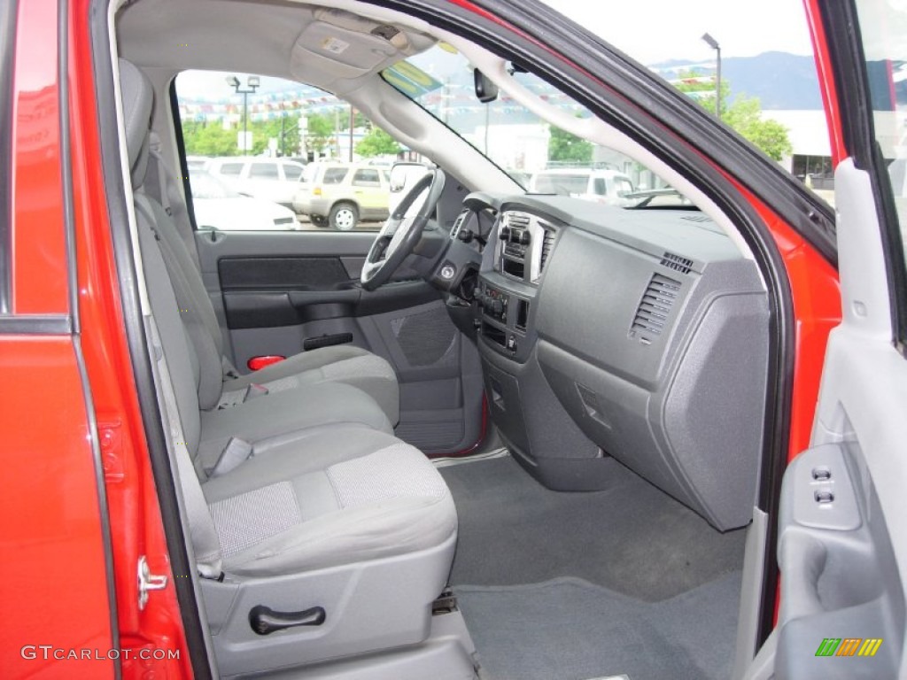 2007 Ram 1500 Sport Quad Cab 4x4 - Flame Red / Medium Slate Gray photo #7