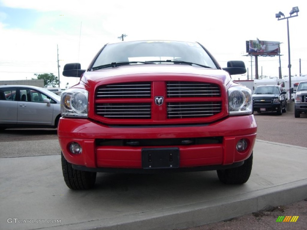 2007 Ram 1500 Sport Quad Cab 4x4 - Flame Red / Medium Slate Gray photo #15