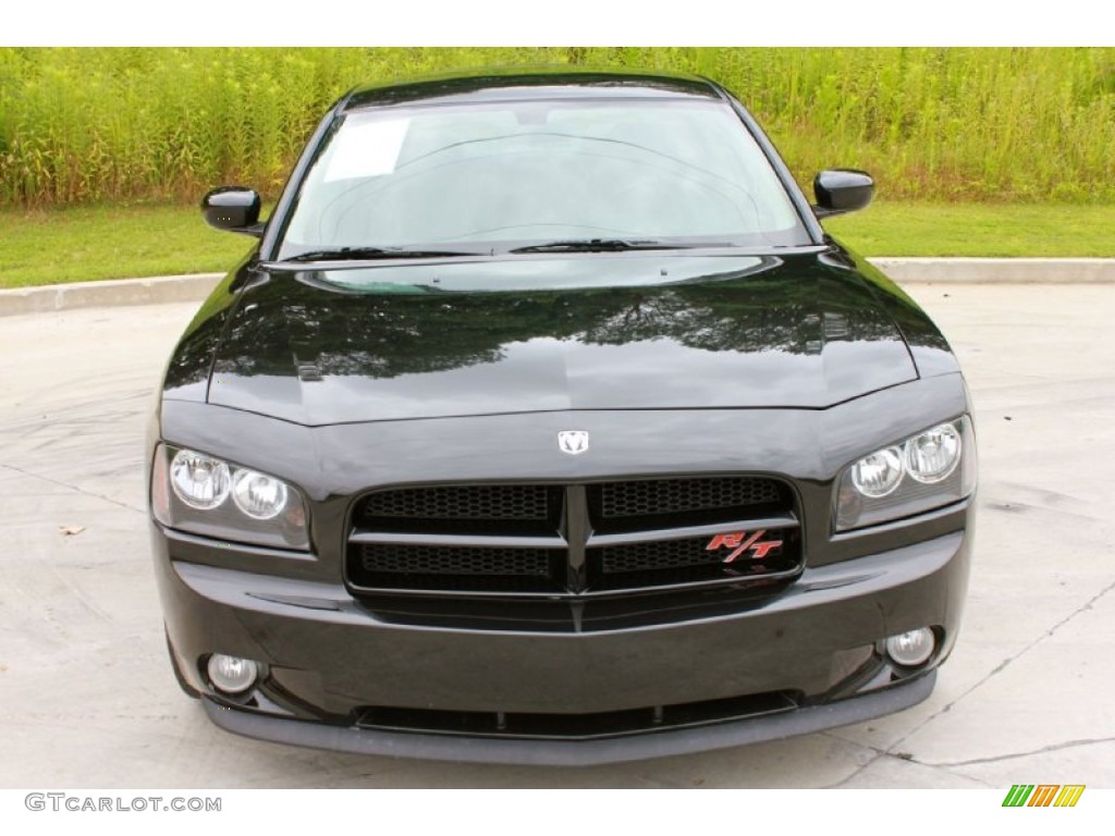 2007 Charger R/T - Brilliant Black Crystal Pearl / Dark Slate Gray photo #3