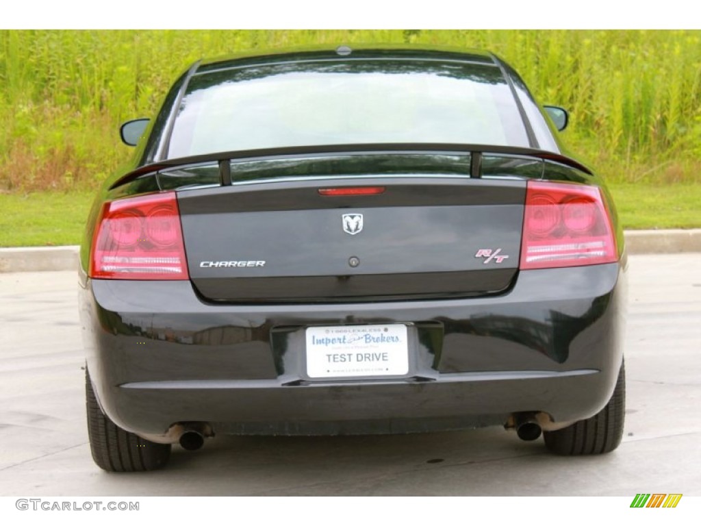 2007 Charger R/T - Brilliant Black Crystal Pearl / Dark Slate Gray photo #4