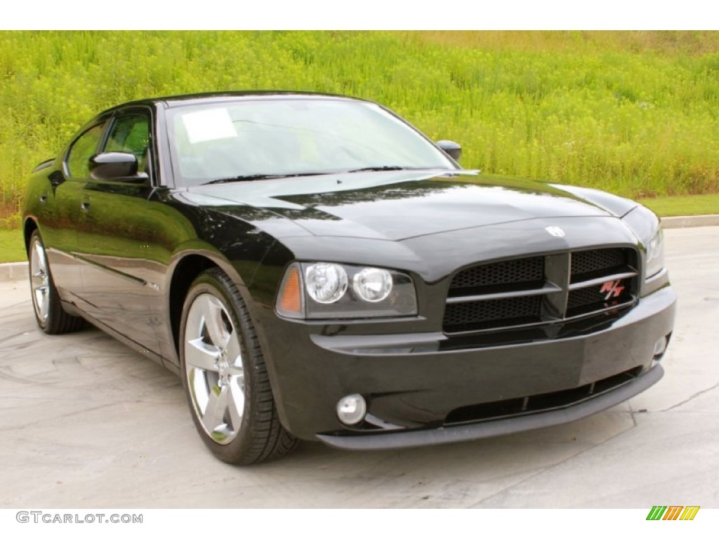 2007 Charger R/T - Brilliant Black Crystal Pearl / Dark Slate Gray photo #5
