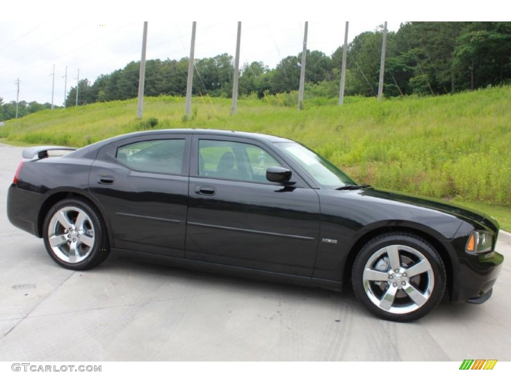 2007 Charger R/T - Brilliant Black Crystal Pearl / Dark Slate Gray photo #9