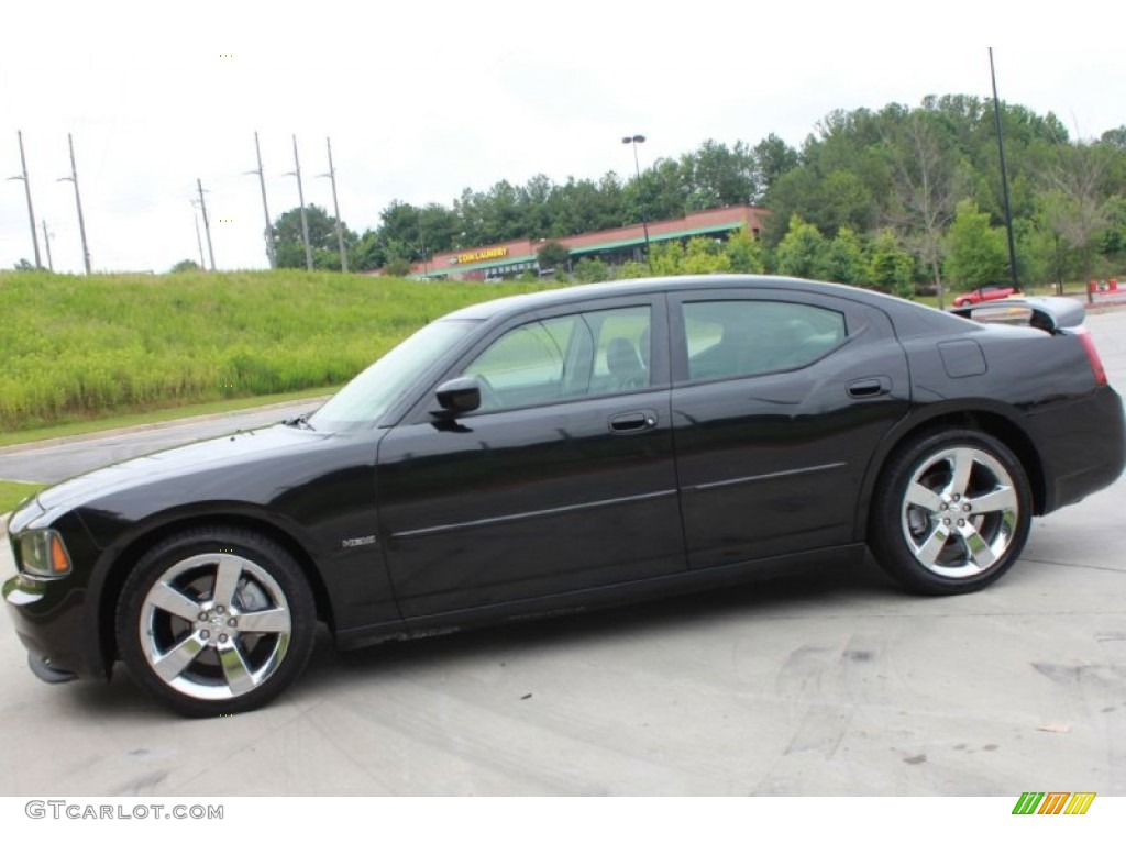 2007 Charger R/T - Brilliant Black Crystal Pearl / Dark Slate Gray photo #10
