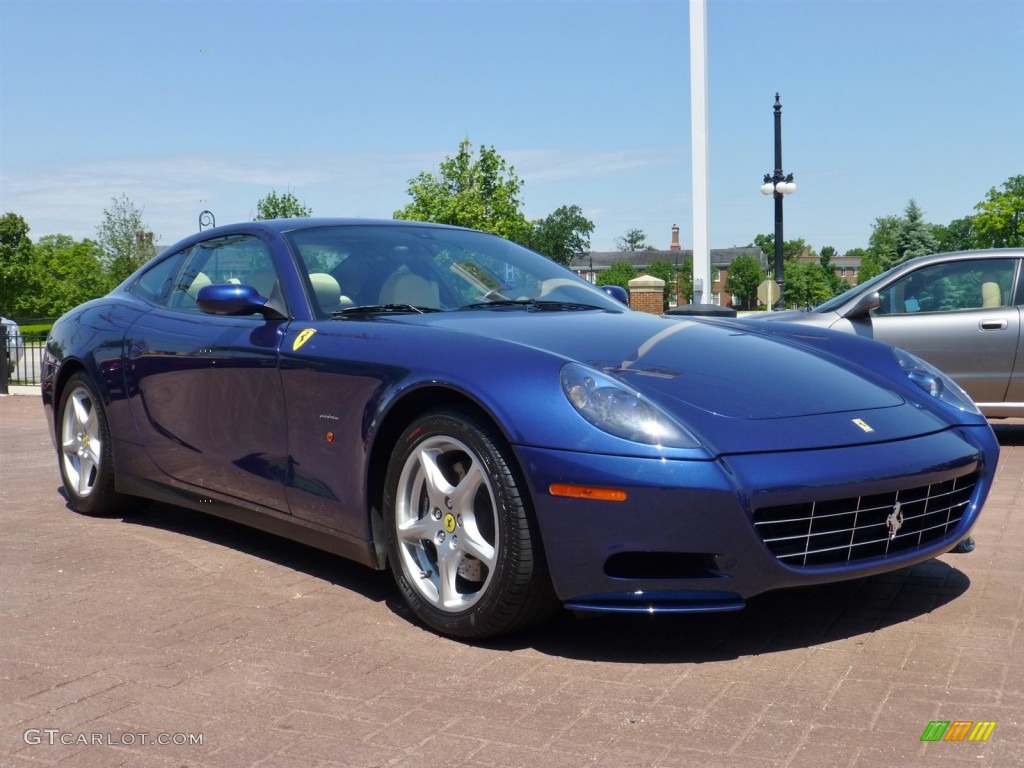 Tour de France Blue 2005 Ferrari 612 Scaglietti Standard 612 Scaglietti Model Exterior Photo #82037333