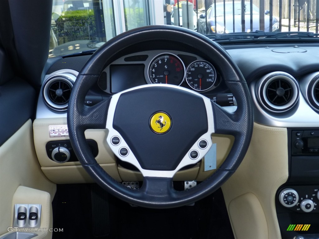 2005 Ferrari 612 Scaglietti Standard 612 Scaglietti Model Ivory Steering Wheel Photo #82037423