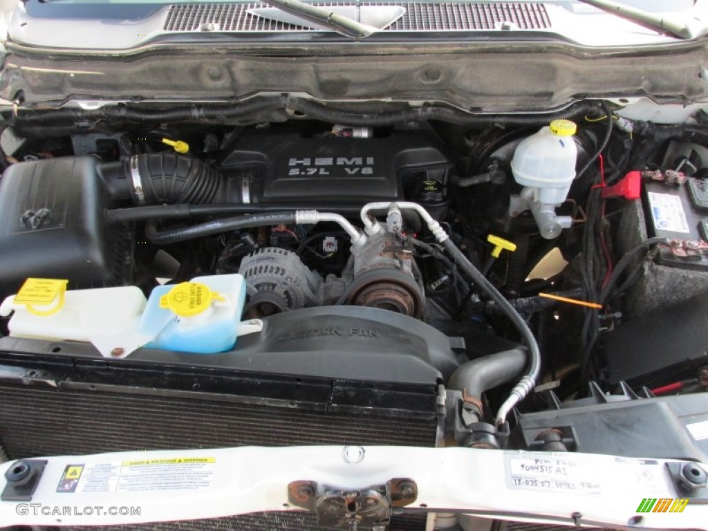 2007 Dodge Ram 2500 SLT Regular Cab 4x4 5.7 Liter HEMI OHV 16-Valve V8 Engine Photo #82041216