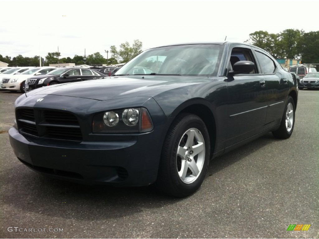 Steel Blue Metallic Dodge Charger