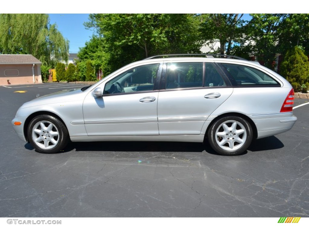 Brilliant Silver Metallic 2004 Mercedes-Benz C 240 4Matic Wagon Exterior Photo #82041840