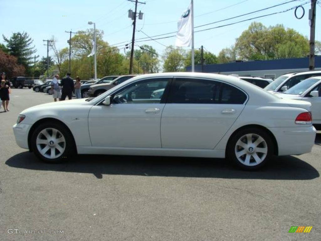 2006 7 Series 750Li Sedan - Alpine White / Black/Black photo #5