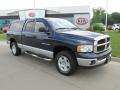 2004 Patriot Blue Pearl Dodge Ram 1500 SLT Quad Cab 4x4  photo #1