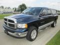 2004 Patriot Blue Pearl Dodge Ram 1500 SLT Quad Cab 4x4  photo #6