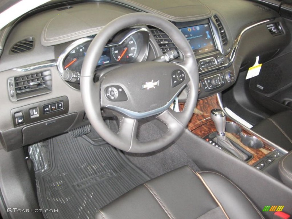 2014 Chevrolet Impala LT Jet Black Steering Wheel Photo #82042227