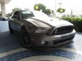 2014 Sterling Gray Ford Mustang Shelby GT500 SVT Performance Package Coupe  photo #6