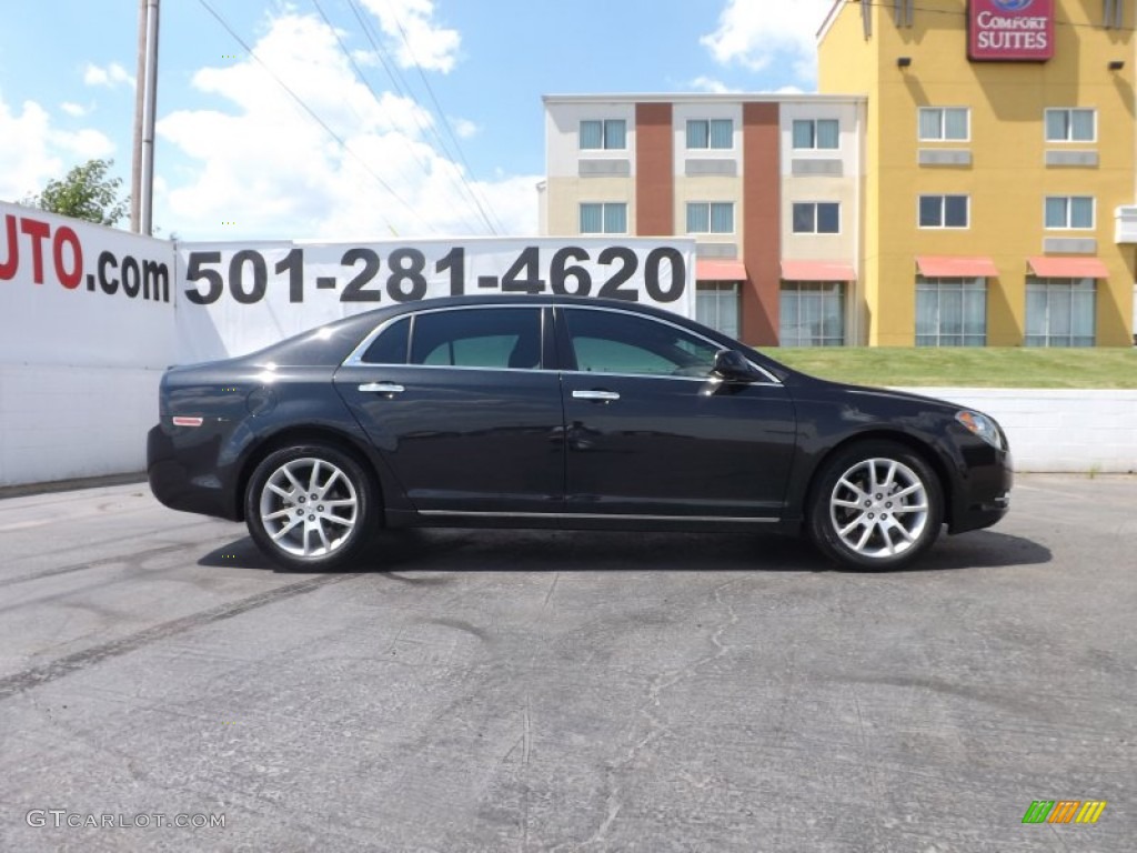 2012 Malibu LTZ - Black Granite Metallic / Cocoa/Cashmere photo #9