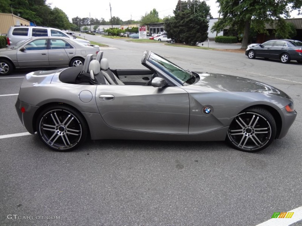 2004 Z4 2.5i Roadster - Sterling Gray Metallic / Pearl Gray photo #5