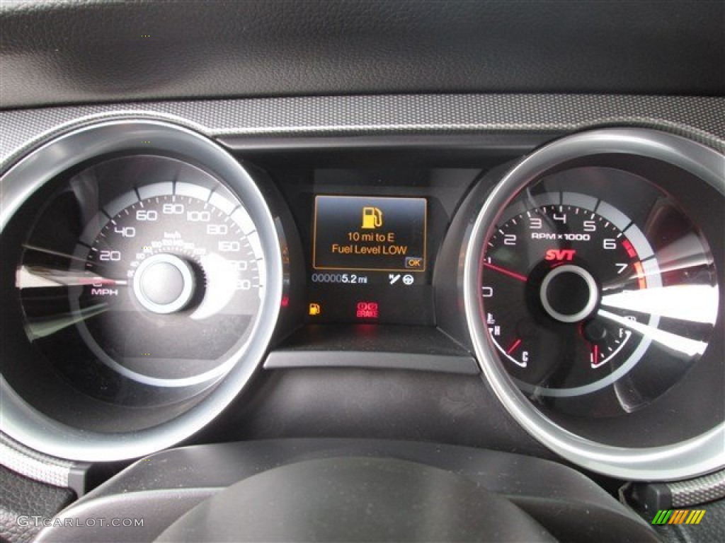 2014 Ford Mustang Shelby GT500 SVT Performance Package Coupe Gauges Photo #82042729