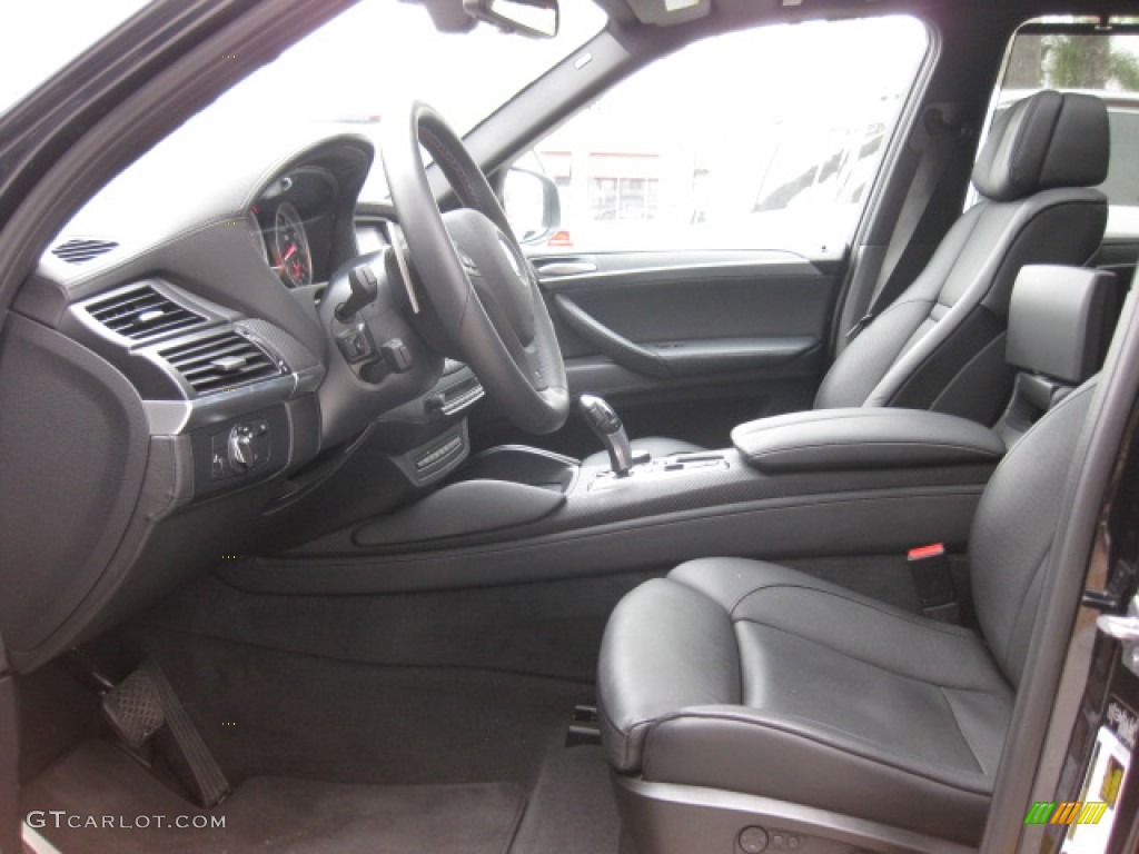 Black Interior 2013 BMW X5 M M xDrive Photo #82043084