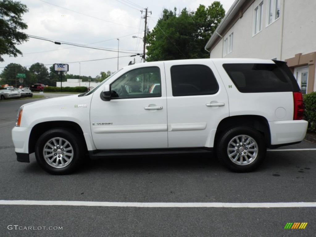 Summit White 2008 GMC Yukon Hybrid Exterior Photo #82043409