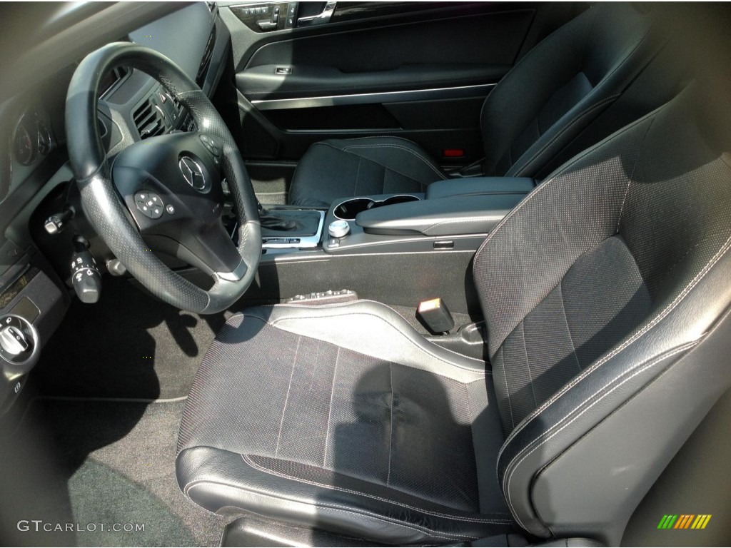 2011 E 550 Coupe - Arctic White / Black photo #4