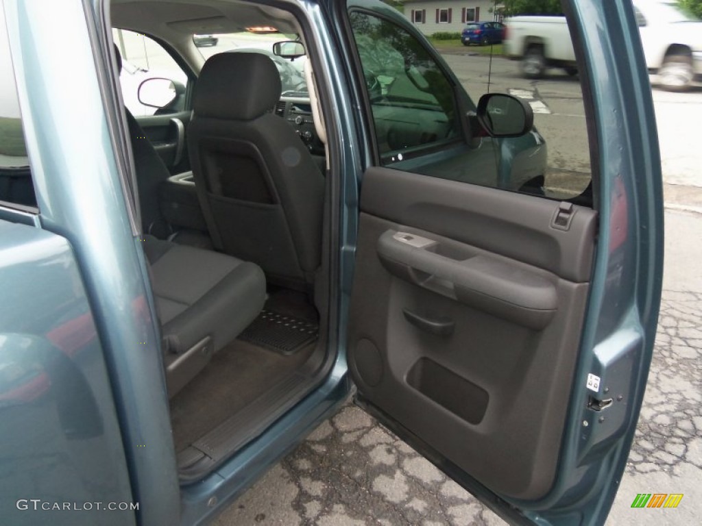 2010 Silverado 1500 LS Crew Cab 4x4 - Blue Granite Metallic / Dark Titanium photo #17