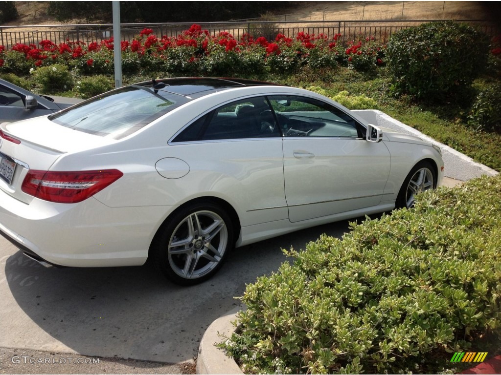 2011 E 550 Coupe - Arctic White / Black photo #7