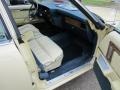Cream/Blue Piping 1977 Ford LTD Landau 4 Door Pillared Hardtop Interior Color