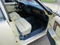 1977 Ford LTD Cream/Blue Piping Interior Front Seat Photo