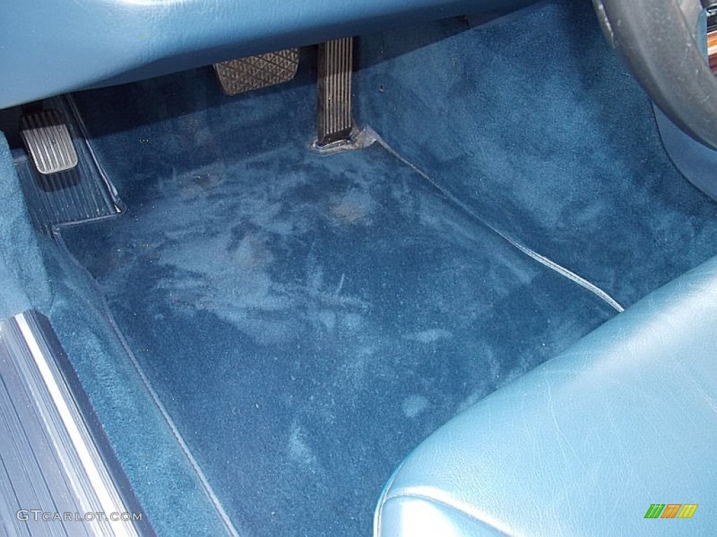 Blue Interior 1991 Mercedes-Benz S Class 420 SEL Photo #82047025