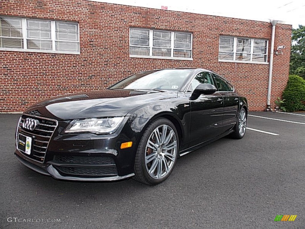 2012 A7 3.0T quattro Prestige - Phantom Black Pearl Effect / Black photo #1