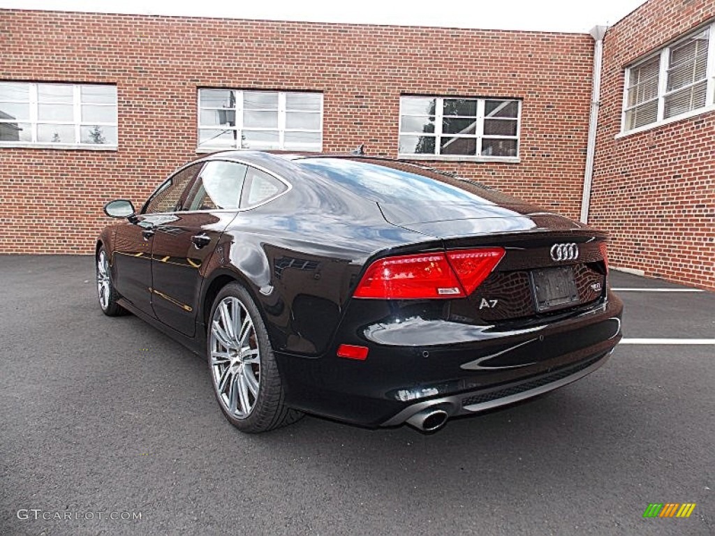 2012 A7 3.0T quattro Prestige - Phantom Black Pearl Effect / Black photo #3