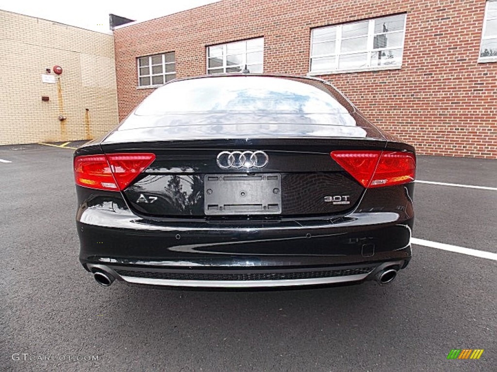 2012 A7 3.0T quattro Prestige - Phantom Black Pearl Effect / Black photo #4